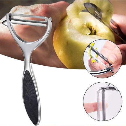 2PCS Stainless Steel Peeler Knife for Fruit Vegetable Peeling Kitchen Tools