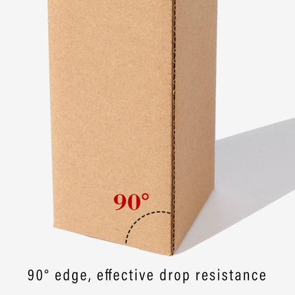 50pcs Long Strip Carton Flat Square Durable Shipping Boxes for Packaging Storage