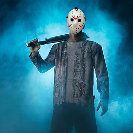 2pcs Horror Hockey Style Mask Halloween Costume Party Scary Face Cover