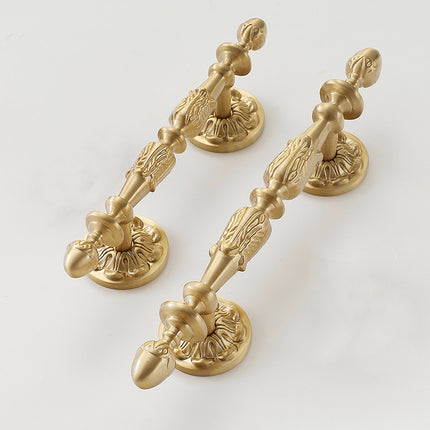 French Cabinet Door Handles Long Pull Retro Style for Closet Drawer Cupboard Use