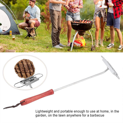 Alphabet Fire Branding Barbecue Grill Tool Custom Branding Iron for BBQ Meat