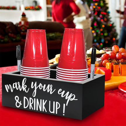 Disposable Paper Cup Storage Box Organizer Rack for Kitchen Cup Holder Storage
