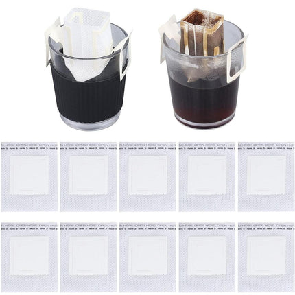 100pcs Hanging Ear Coffee Filter Hand Brew Drip Bag Disposable Coffee Filter