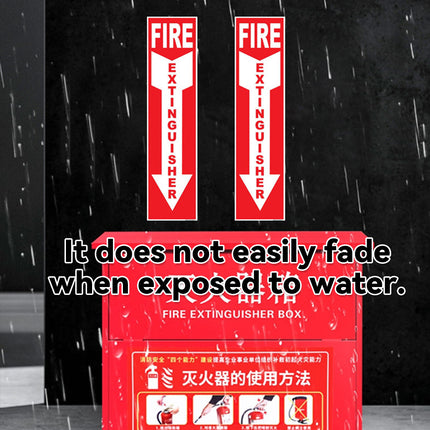 30PCS Fire Extinguisher Indicator Sticker Long-Lasting for Fire Safety Use