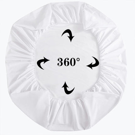 Waterproof Mattress Cover Protector Fitted Bed Top Sheet for Double or Queen