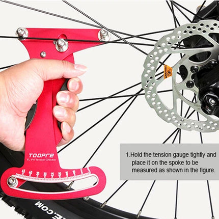 Park Tool Bike Spoke Tension Meter Gauge Wheel Spoke Pro Bike Checker Chart