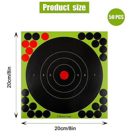 Shooting Target Sticker Set  Green Aiming Decal for Practice Training