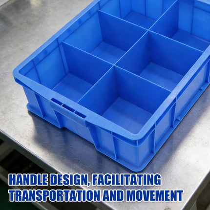 Thickened Plastic Storage Box 3/6 Compartments Storage Box for Hardware Tools