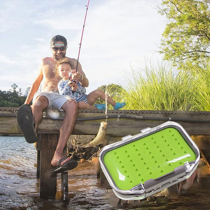 Fly Fishing Hook Box Portable for Fishing Fly Bait Hair Hook Secure Storage