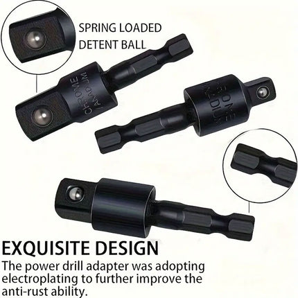 31PCS Flexible Shaft Extension Set Quick Change Tool Adapter Conversion Rod Kit