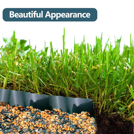 Green Garden Landscape Edging Border Flexible Lawn Fence Roll Outdoor Decor