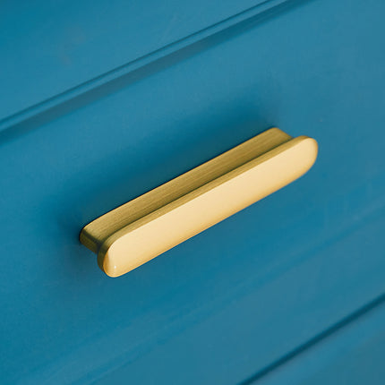 Gold Cabinet Handles 2 Sizes Modern Simple Pulls for Wardrobe Drawer Door Use
