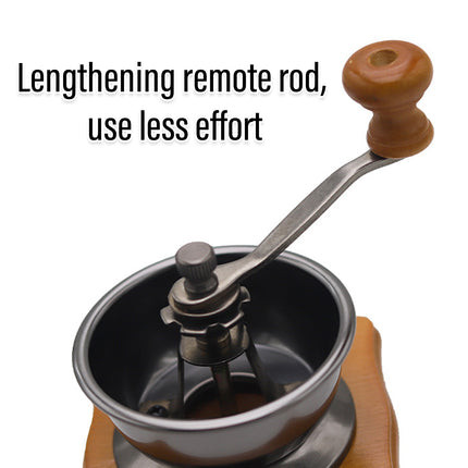 Vintage Manual Coffee Bean Grinder Classic Hand Coffee Machine Retro Grinding