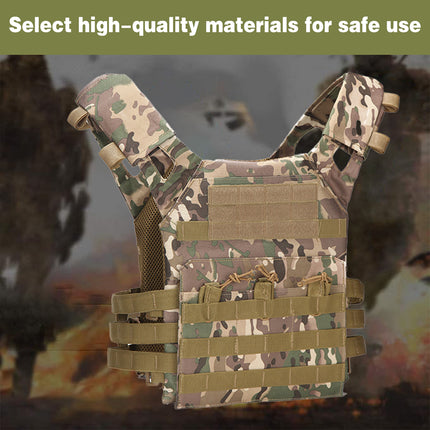 Outdoor Tactical Vest Adjustable Utility Vest Airsoft Paintball Gear