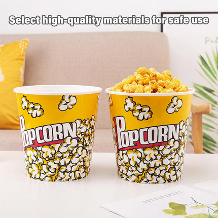 50pcs Popcorn Bucket Paper Cup Cinema KTV Snack Container for Party Movie Night