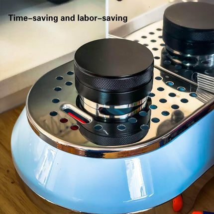 Stainless Steel Coffee Tamper Flat Bottom Espresso Machine Press Powder Tool