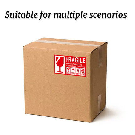 Fragile Warning Self Adhesive Sticker For Express Shipping Courier Alert Use