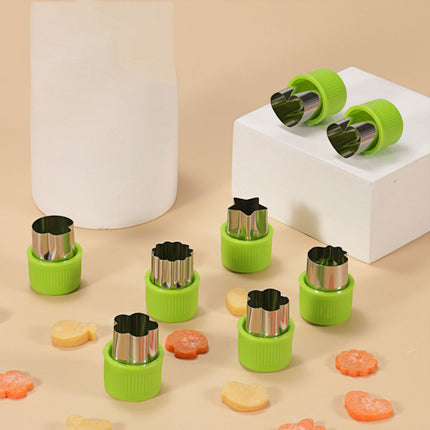 9 Pcs Stainless Steel Fruit and Vegetable Cutter Set for Mini Shapes