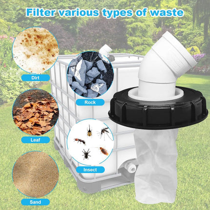 Plastic Drum Cover Filter Lid Cap Ton Barrel Cover Universal Threaded Seal Top