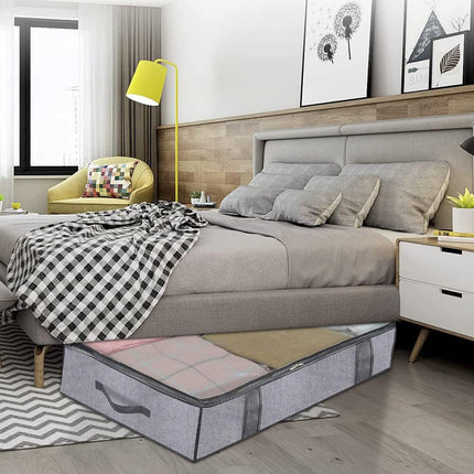 2PCS Clothes Under Bed Storage Bag Wardrobe Dustproof Moisture-proof Organizer Bag