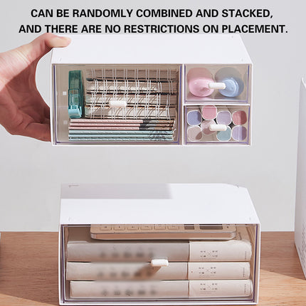 Transparent Drawer Storage Box Clear Dustproof Easy Sorting for Cosmetics Jewelry