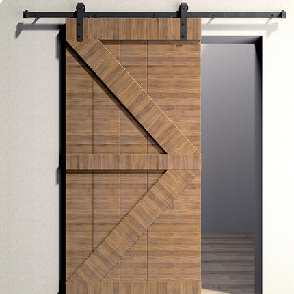 Sliding Door Track Kit with Carbon Steel Rail and Nylon Pulleys