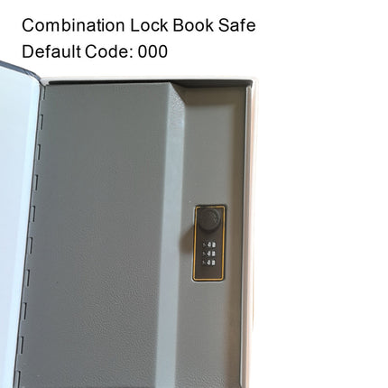 Hidden Book Safe Lock Box for Home and Office Cash Watch Document Storage