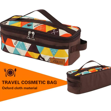 Camping Cookware Storage Bag Portable Travel Wash Bag Tableware Organizer Case