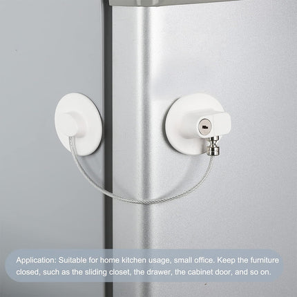Refrigerator Lock Fridge Cabinet Child Safety Childproof Window Door Locks