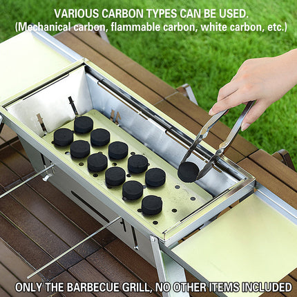Stainless Steel Folding Barbecue Grill For Home Use Portable Folding Style