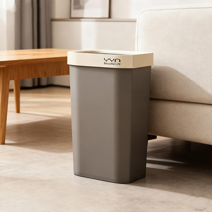 40L Large Capacity Garbage Bin Trash Can Kitchen Bathroom Bin Waste Bin Durable