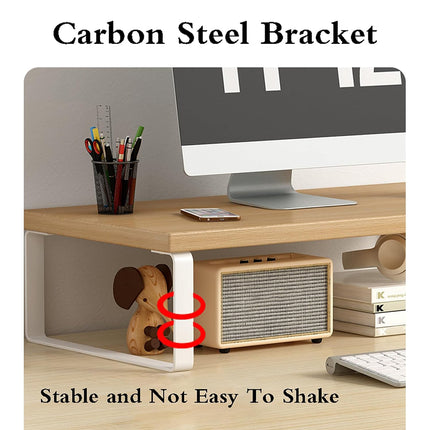Multi-Purpose Desktop Monitor Stand Riser Durable for Desk Organizer Storage Use