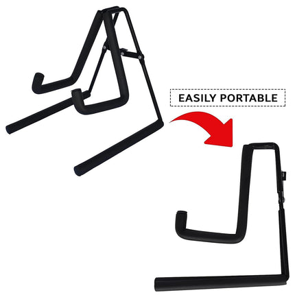 Violin Stand Small Guitar Stand Foldable Portable Adjustable Guitar Holder