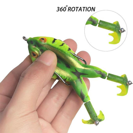 3pcs Spinning Twin Legged Soft Bait Bionic Lure for Fishing Catching Fish