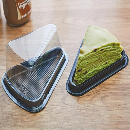100pcs Triangle Cake Boxes for Bakery Packaging Pastry Gift Boxes for Parties