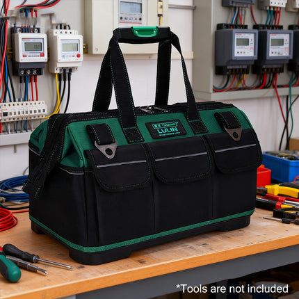 Multifunction Tool Bag Portable Durable Large Capacity Electrician Work Tote