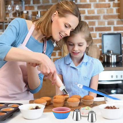 236PCS Cake Decorating Tools Supplies Kit Piping Bags And Tips Set Baking Supply