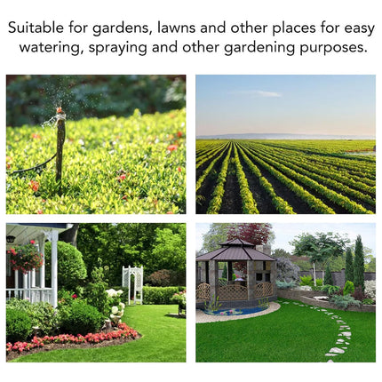 Garden Hose Splitter 4 Way Tap Connector With Valve for Lawn Irrigation System