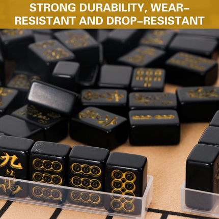 Portable 144PCS Universal Mahjong Set for Family Gatherings Home Entertainment