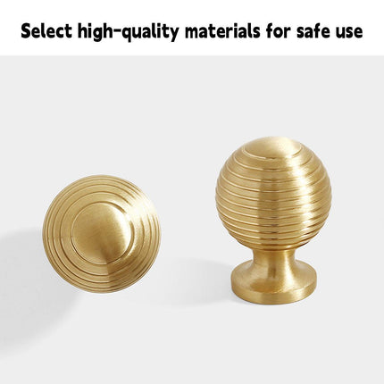 Round Ball Cabinet Handle Single Hole Modern Pull for Drawer Wardrobe Cupboard
