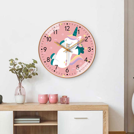 Wall Clock 8 Inch 20CM Silent Quartz Round Clock For Living Room Bedroom Decor