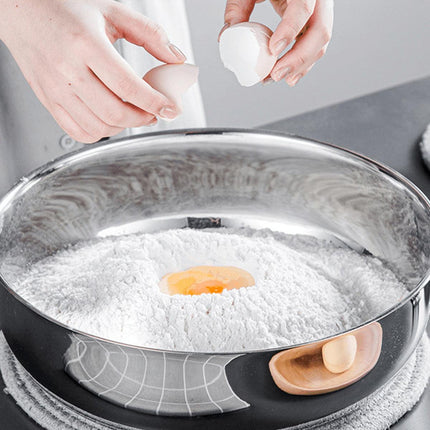 Stainless Steel Kitchen Kneading Bowl Durable Household Baking Cooking Basin