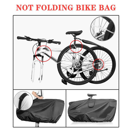 Portable Mountain Road Folding Bike Carry Bag Waterproof For Travel Storage
