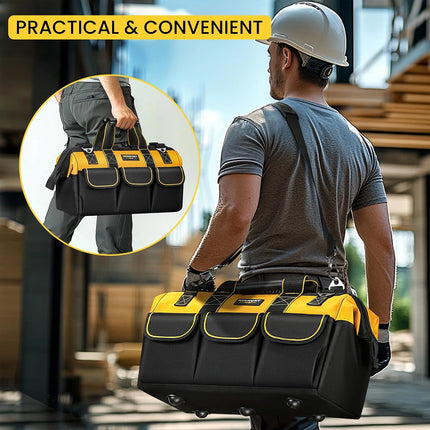 Multifunctional Handheld Tool Bag Large Capacity Portable Wear-Resistant Durable