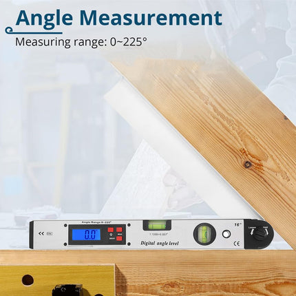Aluminum Alloy Digital Angle Ruler Level Tool High Precision for Construction