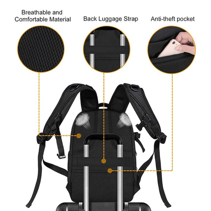 Camera Backpack Waterproof Hardshell Customisable Photography 44 x 30 x 19cm