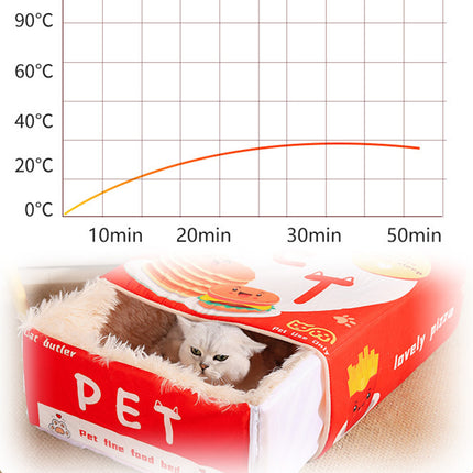 Rectangular Cookie Box Pet Bed for Cats Dogs Cat Bed Kitten Puppy Soft Pet House