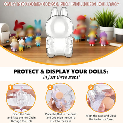 Toy Protective Case Transparent Pack Clear Dustproof Accessory Storage Cover