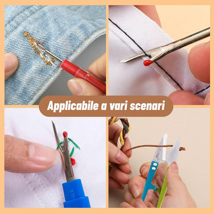 5 PCS Colorful Seam Ripper Assortment Thread Remover Kit Durable Easy to Use