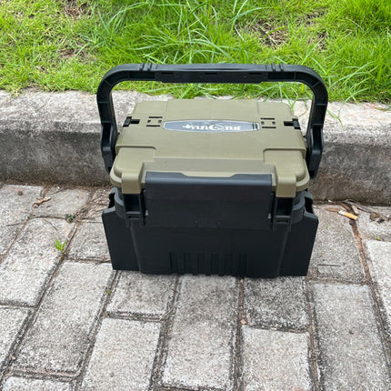 Multifunctional Fishing Tackle Box Portable Gear Storage Case Organizer Tool Box